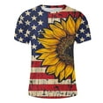 thumbnail image 2 of Pullover de Manga Corta para Hombres Impresión Canadiense Cuello Redondo Camiseta Superior, Blusa Casual de Poliéster para Hombres, Lavado a Mano Primavera Verano, 2 of 5