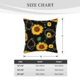thumbnail image 4 of Kll Flower Decorative Throw Pillow Covers Velvet Soft For Couch Sofa Bedroom Living Room Outdoor -18"X18", 4 of 8
