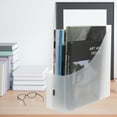 thumbnail image 2 of KALLORY Writwaa White 2-Piece Desktop File Organizer Set, Simple Design for Office and Home Use, PP Material, 2 of 6