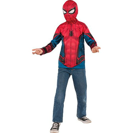 Rubie's Costume Spider-Man: Homecoming Child's Spider-Man Costume Top, Multicolor,