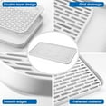 thumbnail image 3 of Dish Drain Tray, Large Water Storage Capacity Dish Drain Board, Dish Drying Pad for Kitchen Counter, Coffee Tea Tray, Water Drip Tray Holder for Cup, Fruit, Bathroom Accessories, 3 of 5