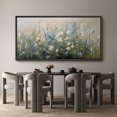 thumbnail image 6 of Large Framed Canvas Print Modern Dark Floral BouquetWall Art Decorative Ready to Hang Painting for Living room Bedroom 60x30 inches Black Frame, 6 of 9