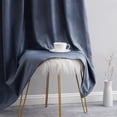 thumbnail image 5 of THD Maria Premium Soft Velvet Back Tab Rod Pocket Window Treatment Curtains for Bedroom & Living Room - Set of 2, 5 of 7