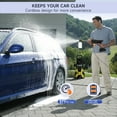 thumbnail image 3 of 24V Cordless Pressure Washer, Portable Electric High Pressure Spray Water Gun, Rechargeable Battery Operated Power Washer with Tool Box for Car Washing, 3 of 9