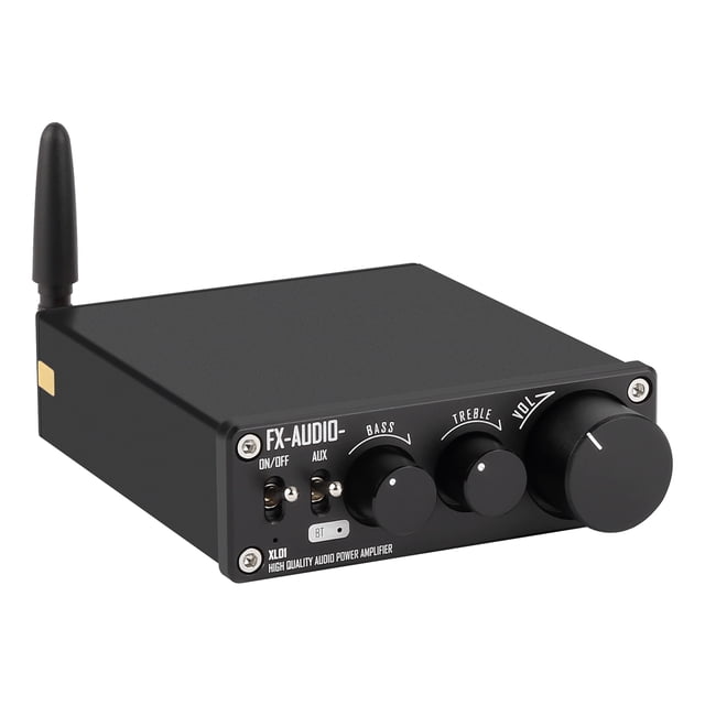 FX-AUDIO XL01 BT Audio Power Amplifier 2.1 Channel HiFi Digital Power Amp Wireless Stereo Sound Portable BT Audio Receiver Amplifier for Speakers Mini BT Amplifier