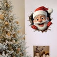 thumbnail image 4 of Oliegs Heated Blanket Wall Sticker Large Size Removable Wall Sticker Easy To Tear And Paste Leaving No 3D Santa Wall Sticker Suitable For Window And Refrigerator Chocolate, 4 of 5