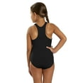 thumbnail image 4 of Sporti Girls' Solid Racer Back One Piece Swimsuit, High Cut, Athletic (Toddler), 4 of 7