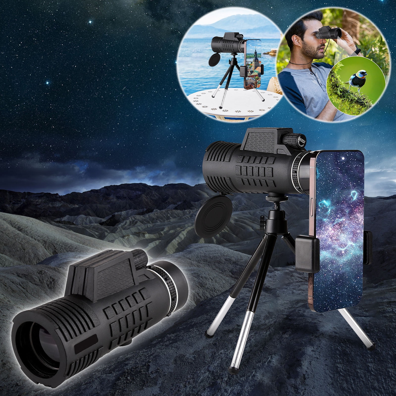 Monocular Telescope Telescope 400x Zoom For Mobile APEXEL Cell