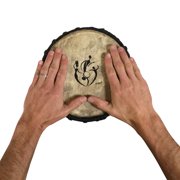 Africa Heartwood Project Djembes 9 in x 18 in