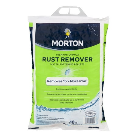 Morton Rust Remover Pellets, 40lb Bag