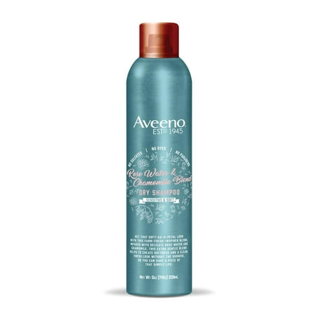 Aveeno Rose Water and Chamomile Gentle Dry Shampoo, 5 (Best Way To Dry Roses)