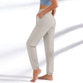 thumbnail image 6 of Lightweight Stretch Jogger Pants for Women 2026 Summer Elastic Waist Quick Dry Breathable Outdoor Athletic Casual Trousers Khaki XL, 6 of 7