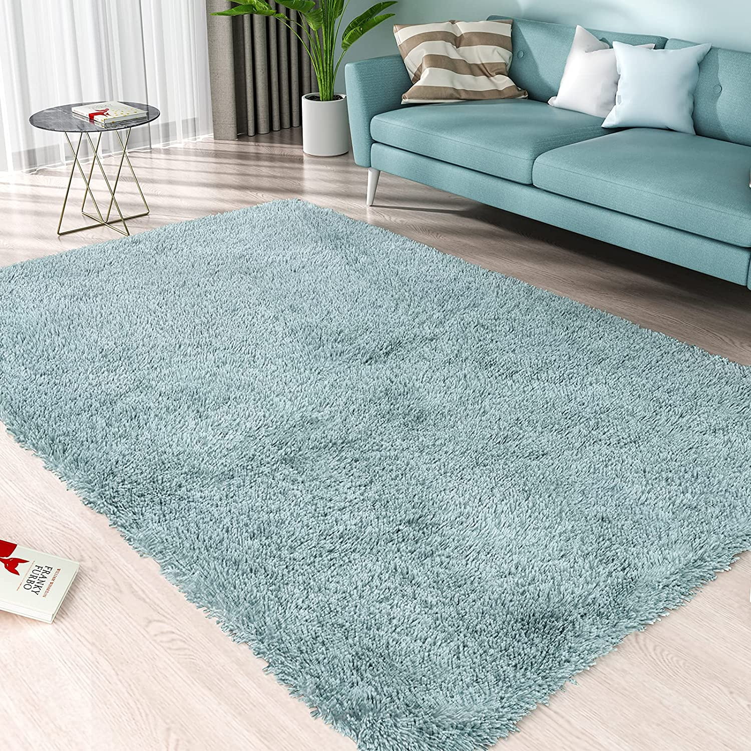Super Soft Fluffy Area Rug for Bedroom, Ultra Comfortable Large Rugs for Living Room, Nursery