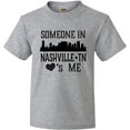 thumbnail image 3 of Inktastic Nashville Tennessee Someone Loves Me Skyline Youth T-Shirt, 3 of 5
