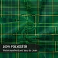 thumbnail image 6 of St Patricks Day Tablecloth Round 60 Inch Green Round Tablecloth Washable Polyester Green Buffalo Plaid Decorative Table Cloth Table Covers for Home Kitchen Dining Table Outdoor Party Patio, 6 of 6
