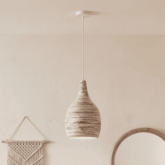 Balsam 1-Light Pendant in Brindled Bamboo