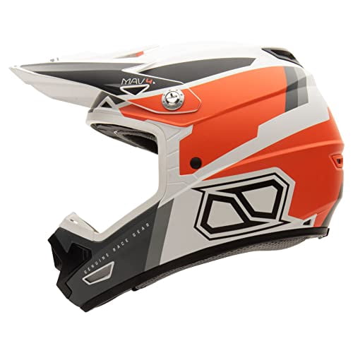 MSR Mav4 Inertia w/MIPS Dirt Bike Motocross Helmet (X-Large, Orange)