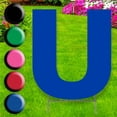 thumbnail image 1 of Advanced Graphics 3415 20 x 15 in. Letter U Yard Sign, Black, 1 of 1