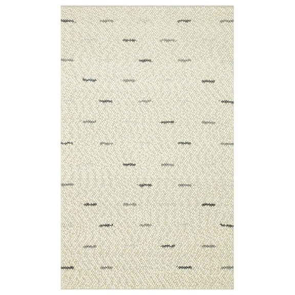 Amazon Red Frame Wool Handmade Area Rug