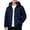 Navy#Mens Jackets, variant on Goodtrade8 Mens Jackets with Hoods Zip up Big and Tall Puffer Jacket Warm Solid Color Casual Hooded Long Sleeve Mens Coats