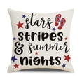 thumbnail image 3 of Funda de almohada de lino para sofá de oficina con diseño de la bandera americana para el hogar Sailing Electrónica, 3 of 4
