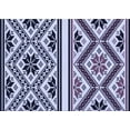 thumbnail image 1 of Ahgly Company Tapis Rectangulaire d'Intérieur Lavable en Machine Bleu Transitionnel, 7 Pieds x 10 Pieds, 1 of 7