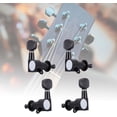 thumbnail image 2 of Yazoeia 2L 2R Ukulele Tuning Pegs, Deluxe Set for Musical Instruments, Black CJC912-201472, 2 of 7