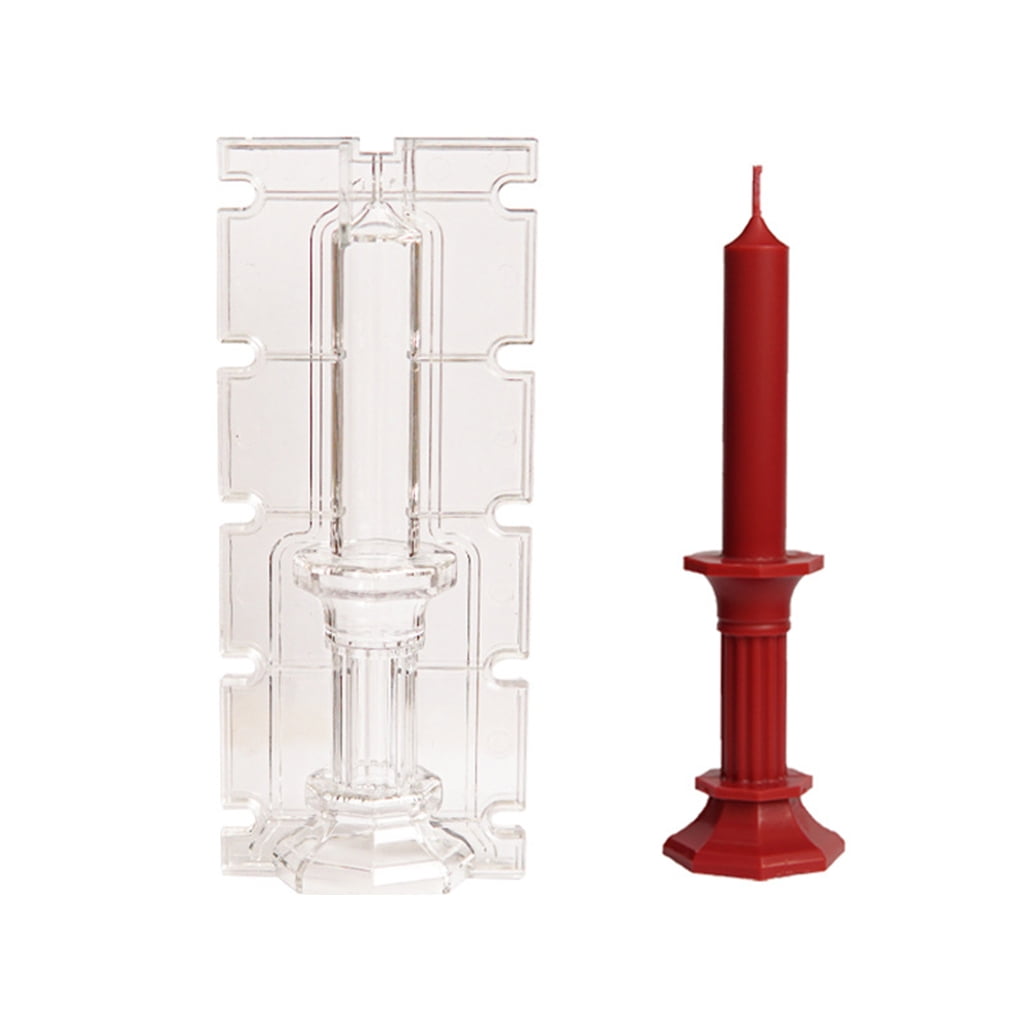 Geemin Plastic Candle Mold Octagonal Shape Scented Candle Candlestick Mould DIY Making