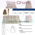 thumbnail image 3 of Vedolay Women's Skirts for Women Plus Size Elastic Waist Drawstring Side Long Cargo Skirt with Pocket,Beige One Size, 3 of 3