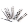 thumbnail image 4 of 12pcs 1/8" Carbide Tungsten Steel END Mill Cutter CNC Router Bits Straight Shank End Mill Bits for Nylon, Resin, ABS, Acrylic, PVC, MDF, Hardwood, 3 Sizes, 4 of 7