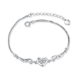 thumbnail image 1 of Pulsera Xtellar  Mujer Brazalete De Plata 925 Corazón Alas Ángel, 1 of 4