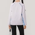 thumbnail image 6 of Eltusu Girls Sun Protection Tops, Crew Neck UPF50+ Casual Quick Dry Long Sleeve Rash Guard Gray Size 13-14 T, 6 of 8
