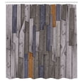 thumbnail image 3 of Ambesonne Rustic Shower Curtain, Barn House Door Print Farm, 69"Wx75"L, Dimgray Grey, 3 of 3