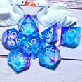 thumbnail image 2 of DND Resin Dice 7-Piece Set for Dungeons and Dragons DND 5e RPG Gift, Board Game Tabletop Role Playing Dice Game, Birthday Gift, Christmas, Thanksgiving, Halloween, 2 of 6