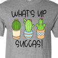 thumbnail image 4 of Inktastic What's Up Succas Funny Cacti Plants T-Shirt, 4 of 5