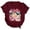 N25-Wine, variant on Women's T Shirts Vintage Dolly Shirt Parton Memorial T-Shirt Country Music Legend Tee Fashion Graphic Tees Tshirt Short Sleeve Tops,XL