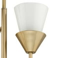 thumbnail image 2 of Progress Lighting Pinellas 3-Light Pendant Softgold Steel Opal Glass, 2 of 12