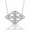 Silver, variant on Opal Infinity Net Style Rose Gold Plated Pendent Gift For Graduation || Ali Baba Jewellery