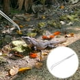 thumbnail image 4 of OULII 6Ud Pinzas Metálicas Extra Largas Para Acuario Y Terrario Con Punta Doblada Para Paisajismo Acuático, 4 of 8
