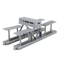 thumbnail image 1 of Station Platform Train Track Rail Model for Micro Landscape Street With Lights, 1 of 8