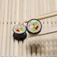 thumbnail image 4 of Sushi Design Acrylic Ear Plugs Tunnels Screw Fit - 2 Gauge to 9/16, 4 of 5
