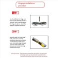 thumbnail image 5 of 4x Adecuado para 9MM (1970-2004) Pasador de Bisagra de Carcasa de Encendedor Pasador de Conexión del Pestillo del Punzón, 5 of 5