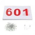 thumbnail image 5 of funtasica 100 Pieces Running Bibs Numbered Race Bibs 100 Numbers Athlete Race Numbers 601 to 700, 5 of 8