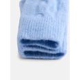 thumbnail image 3 of Scenario Women's Cable Knit Mittens, Polished Blue, 3 of 4