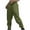 Green, variant on Inleife Mens Pants Men's Fashion Drawstring Elastic Waist Solid Color Casual Length Sweat Pants