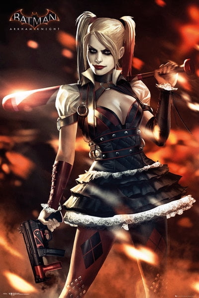 Characters Batman Arkham Knight Harley Quinn Giant Wall Art Poster Print