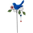 thumbnail image 6 of Garden Stakes， Metal Flower Stakes With Bird Decorations， Outdoor Yard Art For Patio And Garden， Decorative Spring Garden Stakes， Wind Activated Moving Bird Ornaments, 6 of 8