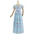 thumbnail image 4 of Women's Regency-Era Gown - High-Waisted Tea Party Penelope Featherington Dress with Romantic Silhouette, 4 of 6
