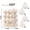 White, variant on 30-Pack Velvet Christmas Balls Ornaments for Christmas Tree - Plastic Shatterproof Flocked Balls for Wreath, Mantel, Holiday, Party Decoration, 1.18"