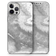 thumbnail image 4 of Design Skinz Gray Slate Marble V26 Full Body Skin Decal Wrap Kit Compatible with Apple iPhone 12 (Screen Trim & Back Skin), 4 of 5